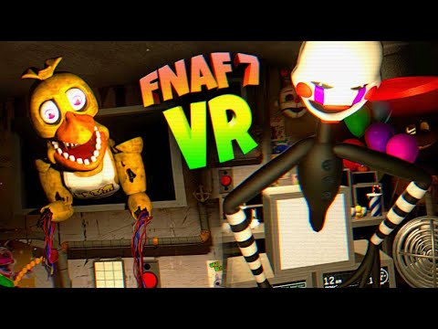 Видео: УПАЛ от СКРИМЕРОВ в FNAF 7 VR Ultimate Custon Night 🤕