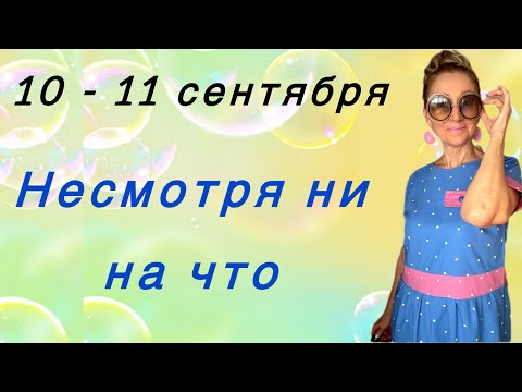 Видео: 🔴 10 - 11 сентября 🔴 Несмотря ни на что…. Розанна Княжанская