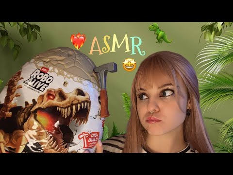 Видео: ✨АСМР✨РАСПАКОВКА ДИНОЗАВРА🦖🦕✨ASMR✨