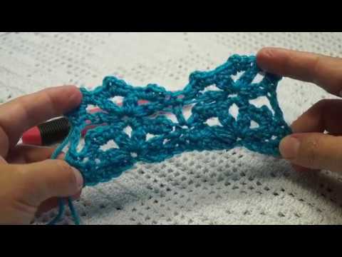 Видео: Красивый узор,вяжем по схеме, вязание крючком, crochet beautiful pattern(узор №233)