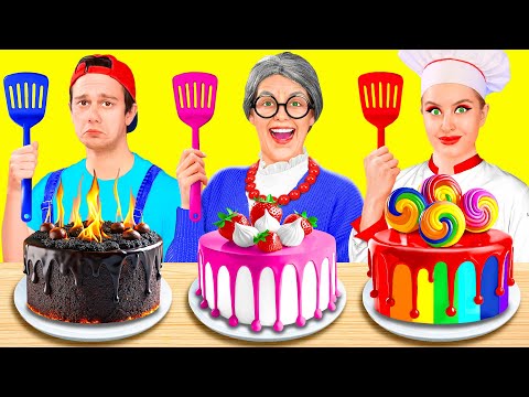 Видео: Кулинарный Челлендж: Я против Бабушки | Смешные Ситуации на Кухне от BaRaDa Challenge