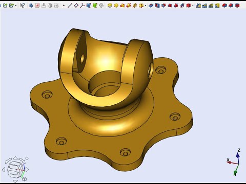 Видео: FreeCAD Часть 62. Пример создания модели