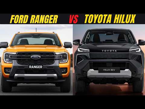 Видео: Toyota Hilux 2026 против Ford Ranger: новый король пикапов?
