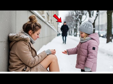 Видео: На остановке дрожащая девушка осталась ни с чем пока ребёнок не прошептал слова, изменившие её жизнь