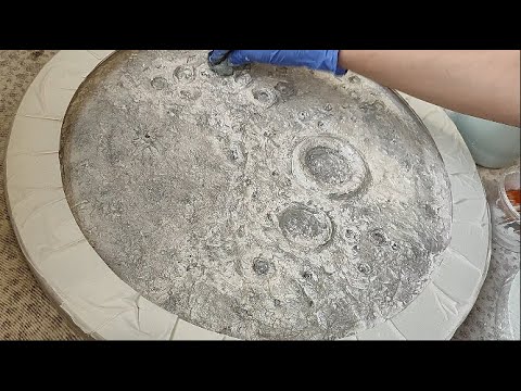 Видео: Луна с подсветкой. Урок 3. Цвет, финиш