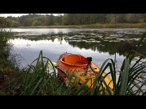 Видео: На рыбалку на прогулочном каяке | Один на реке