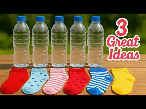 Видео: 💥Удивительная переработка/😍Создание игрушек из пластиковых бутылок и носков