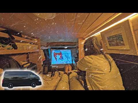Видео: Неожиданное выживание в метель: автокемпинг на Хоккайдо - Том 1