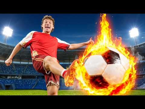 Видео: 100 ЭКСТРЕМАЛЬНЫХ футбольных испытаний