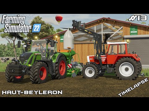Видео: Посев ОЗИМОЙ ПШЕНИЦЫ сеялкой FENDT 720 | Животные на О-Бейлероне | Farming Simulator 22 | Эпизод 13