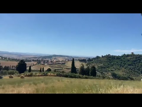 Видео: Италия. Тоскана. Пьенца - это божественный город. Сыр - «ПЕКОРИНО» самый вкусный в мире.