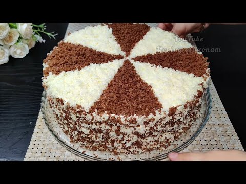 Видео: Яркий и Красивый Домашний МАХРОВЫЙ  ТОРТ *ДЕНЬ и НОЧЬ*