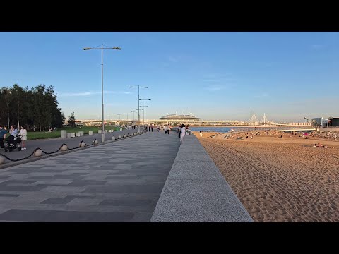 Видео: Вечер в парке им. 300-летия Санкт-Петербурга. Июль 2025.