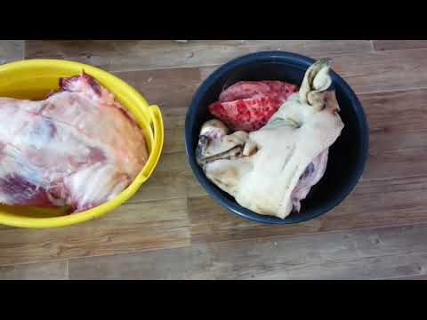 Видео: Сколько мяса и сала в вьетнамской свинье