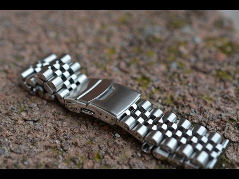 Видео: Обзор разных часовых браслетов из нержавейки (22мм) #2