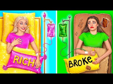 Видео: Богатая Девушка против Бедной в Больнице c Multi DO Challenge