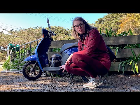 Видео: Мой мопед "Honda Today"