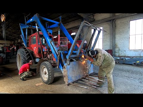 Видео: МТЗ 80 Стогомет экстренный ремонт!
