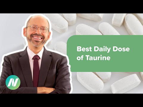 Видео: Оптимальная суточная доза таурина
