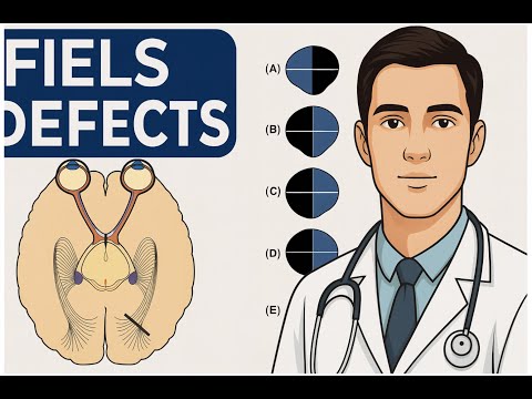 Видео: 🔍 Повреждение зрительных путей | Поля зрения | Топика