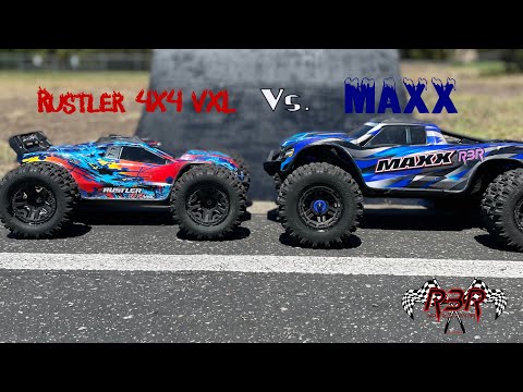 Видео: Traxxas | MAXX против Rustler 4X4 VXL