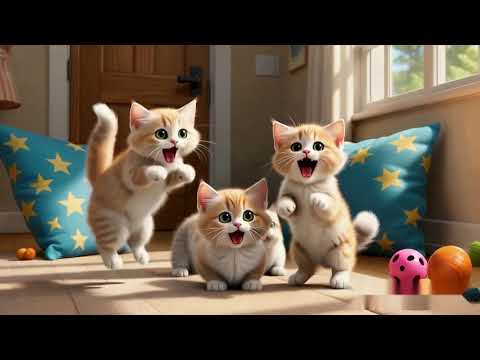 Видео: Время игры милых котят | Веселые детские песни