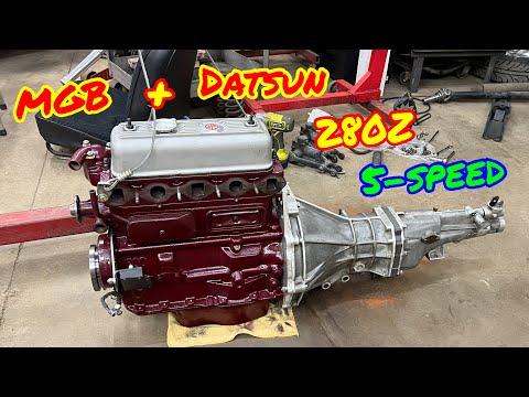 Видео: Разборка и сборка 5-ступенчатой ​​коробки передач Datsun 280z в моем MGB