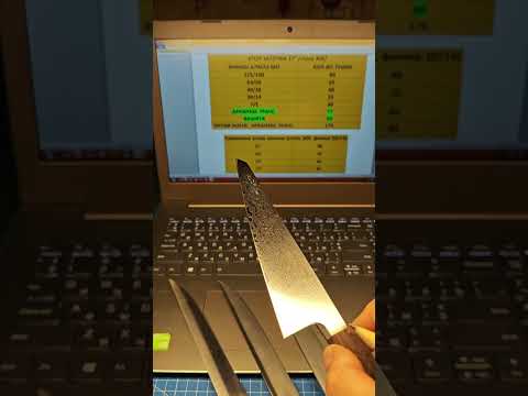 Видео: Финишный тест заточки на обвалки птицы.