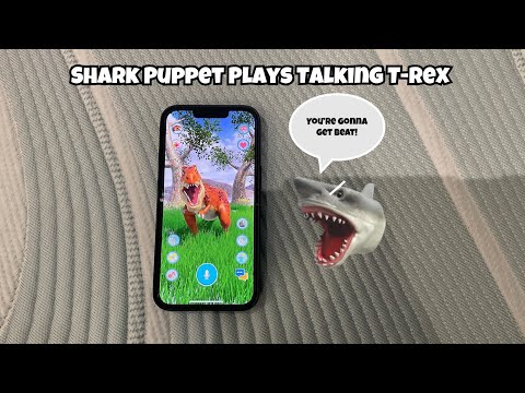 Видео: SB Movie: Акула Паппет играет Говорящего Ти-Рекса!