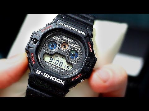 Видео: Casio G shock 5900-1E  "Волтер"-  Олдскульный трехглазик
