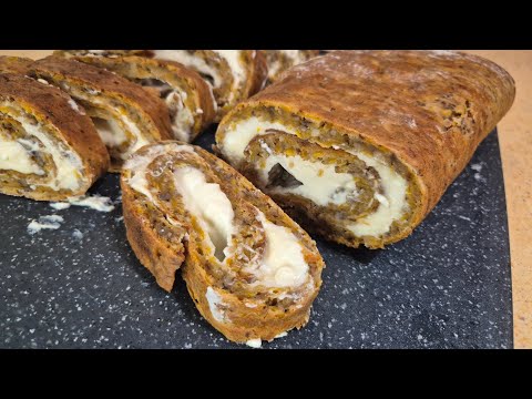 Видео: Вкусный и полезный рулет из тыквы🍁