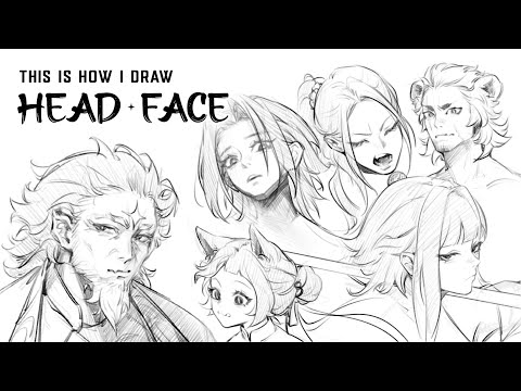 Видео: Как рисовать лица и головы для начинающих — BNG Studio