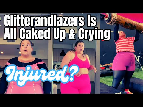Видео: Glitterandlazers вся в запеканке и плачет в спортзале | Реакция