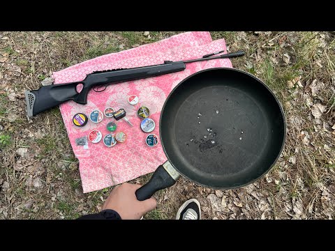 Видео: Hatsan 125 тест на пробитие сковородки