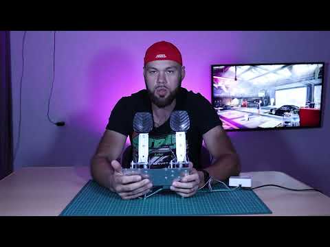 Видео: Самодельные педали для симрейсинга, за 1100 рублей