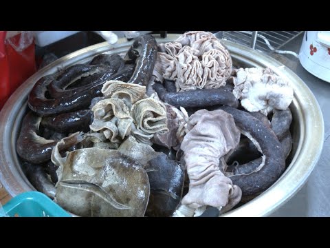 Видео: Ручной работы сундаэ с традицией 40 лет / Бабушка сундаэ / Корейская уличная еда