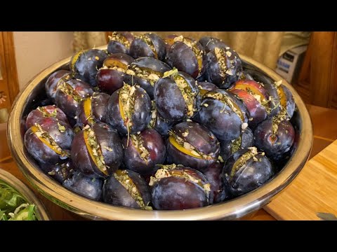 Видео: РЕЦЕПТ МАРИНОВАННЫХ СЛИВ/RECIPE FOR PICKLED PLUMS/ERİK TURŞUSU İÇİN TARİF/醃李子食譜 /البرقو مع الثوم