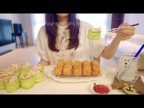 Видео: .🦀Приготовление хрустящих крабовых крокетов в сливочном соусе & суши с огурцом. Домашние блюда