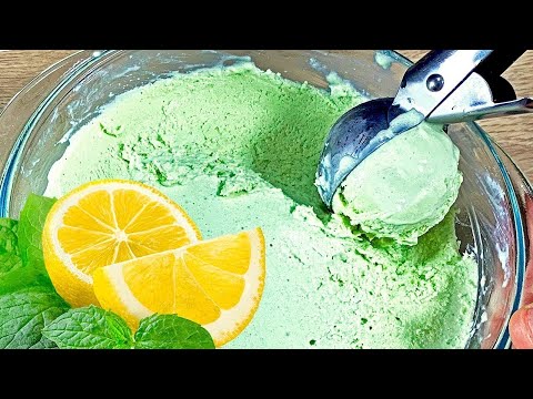 Видео: Лучший рецепт мороженого покоривший интернет! Только натуральные ингредиенты! Вкус лимона и мяты!