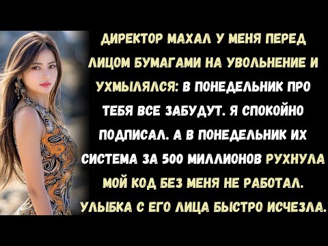 Видео: Генеральный директор сказал мне: “В понедельник о тебе уже никто не вспомнит.” Я сделал так, чтобы
