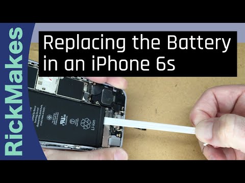 Видео: Замена аккумулятора в iPhone 6s