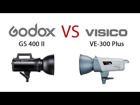 Видео: Сравнение и тест VISICO VE-300 Plus VS GODOX GS 400 II