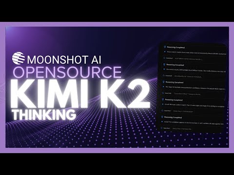 Видео: Kimi K2 Thinking: ЛУЧШАЯ модель с открытым исходным кодом! ПРЕВОСХОДИТ SONNET 4.5 И GPT 5! Мощная...