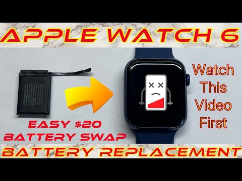 Видео: Очень простое обновление аккумулятора Apple Watch 6 за 20 долларов, которое вы можете сделать сами!