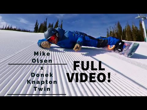 Видео: Полное видео! Майк Олсен и Донек катаются на сноуборде Knapton Twin