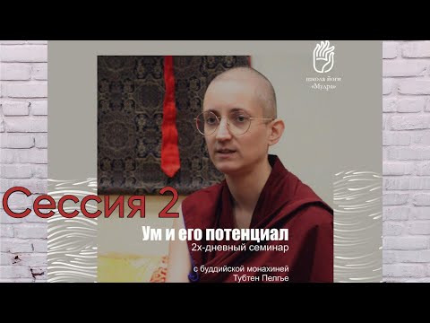 Видео: Ум  и его потенциал, Сессия 2, Тубтен Пелгье, Тюмень