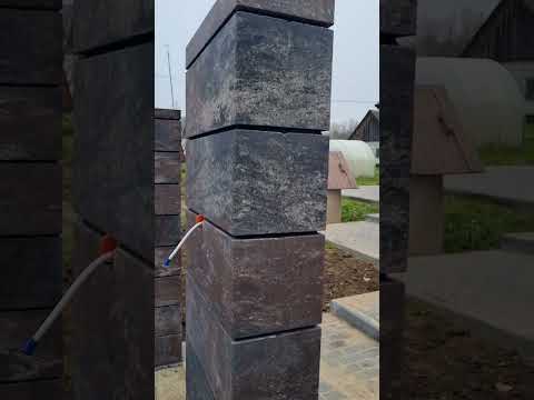 Видео: Забор из блоков Гард