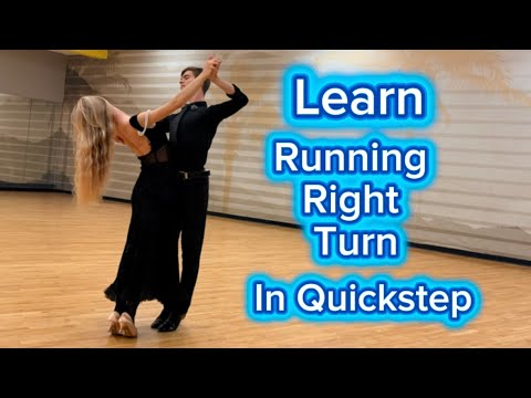 Видео: Квикстеп. Поворот направо. Объяснение за 3 минуты — направление, работа ног, расчет времени.