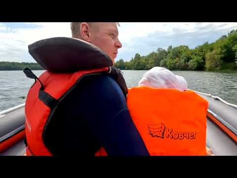 Видео: Мотор 20 л.с. на винте 9 шага - Замер максимальной скорости 