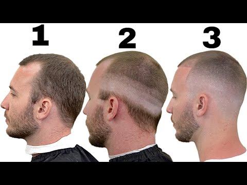 Видео: 3 ШАГА к идеальному хай-фейду | Простой урок по стрижке Buzz Cut (ASMR)